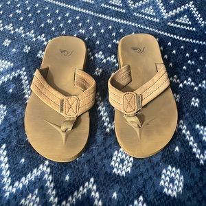 Quicksilver flip flops